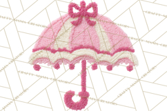 Crochet Coquette Clipart Kawaii Pastel Fruits Toys Yarn PNG Product Image 5