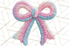 Crochet Coquette Clipart Kawaii Pastel Fruits Toys Yarn PNG Product Image 3