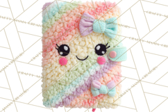 Crochet Coquette Clipart Kawaii Pastel Fruits Toys Yarn PNG Product Image 4