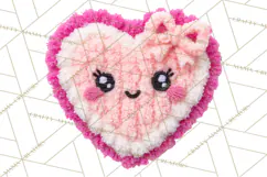 Crochet Coquette Clipart Kawaii Pastel Fruits Toys Yarn PNG Product Image 3