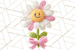 Crochet Coquette Clipart Kawaii Pastel Fruits Toys Yarn PNG Product Image 3