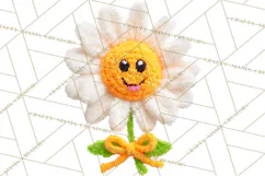 Crochet Coquette Clipart Kawaii Pastel Fruits Toys Yarn PNG Product Image 4
