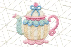 Crochet Coquette Clipart Kawaii Pastel Fruits Toys Yarn PNG Product Image 5