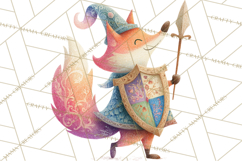 Medieval Animal Knights Heraldic Woodland Creatures Fantasy Product Image 5