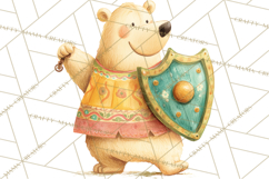 Medieval Animal Knights Heraldic Woodland Creatures Fantasy Product Image 5