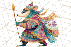 Medieval Animal Knights Heraldic Woodland Creatures Fantasy Product Image 3