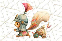 Medieval Animal Knights Heraldic Woodland Creatures Fantasy Product Image 4