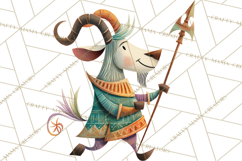 Medieval Animal Knights Heraldic Woodland Creatures Fantasy Product Image 5