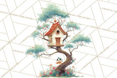 Vintage Gardener Clipart Cute Retro Girl Garden PNG Product Image 2