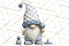 Hanukkah Gnome Clipart, Dreidel Menorah PNG, Blue Star Png Product Image 3