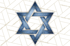 Hanukkah Gnome Clipart, Dreidel Menorah PNG, Blue Star Png Product Image 4