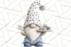 Hanukkah Gnome Clipart, Dreidel Menorah PNG, Blue Star Png Product Image 3