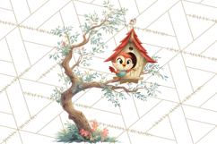 Vintage Gardener Clipart Cute Retro Girl Garden PNG Product Image 3