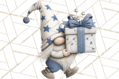 Hanukkah Gnome Clipart, Dreidel Menorah PNG, Blue Star Png Product Image 4