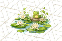 Vintage Gardener Clipart Cute Retro Girl Garden PNG Product Image 4