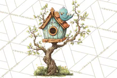 Vintage Gardener Clipart Cute Retro Girl Garden PNG Product Image 5