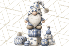 Hanukkah Gnome Clipart, Dreidel Menorah PNG, Blue Star Png Product Image 2