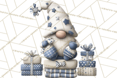 Hanukkah Gnome Clipart, Dreidel Menorah PNG, Blue Star Png Product Image 5