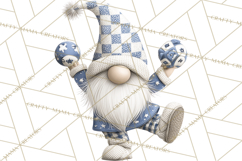 Hanukkah Gnome Clipart, Dreidel Menorah PNG, Blue Star Png Product Image 4