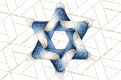 Hanukkah Gnome Clipart, Dreidel Menorah PNG, Blue Star Png Product Image 5