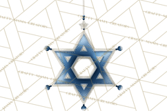 Hanukkah Gnome Clipart, Dreidel Menorah PNG, Blue Star Png Product Image 4