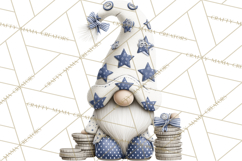 Hanukkah Gnome Clipart, Dreidel Menorah PNG, Blue Star Png Product Image 2