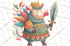 Medieval Animal Knights Heraldic Woodland Creatures Fantasy Product Image 2