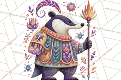 Medieval Animal Knights Heraldic Woodland Creatures Fantasy Product Image 2