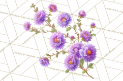 Victorian Floral PNG, Painted Roses, Peonies, Botanical Png Product Image 2