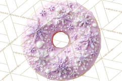 Winter Donuts PNG, Neutral Pastry Clipart, Bakery Elements Product Image 2