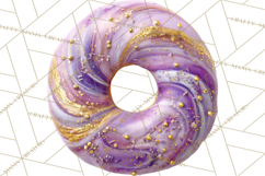 Winter Donuts PNG, Neutral Pastry Clipart, Bakery Elements Product Image 3