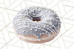 Winter Donuts PNG, Neutral Pastry Clipart, Bakery Elements Product Image 3