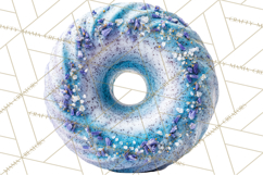 Winter Donuts PNG, Neutral Pastry Clipart, Bakery Elements Product Image 5