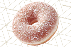 Winter Donuts PNG, Neutral Pastry Clipart, Bakery Elements Product Image 3