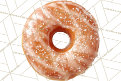 Winter Donuts PNG, Neutral Pastry Clipart, Bakery Elements Product Image 3