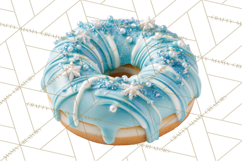 Winter Donuts PNG, Neutral Pastry Clipart, Bakery Elements Product Image 4