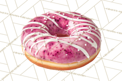 Winter Donuts PNG, Neutral Pastry Clipart, Bakery Elements Product Image 2