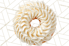 Winter Donuts PNG, Neutral Pastry Clipart, Bakery Elements Product Image 5