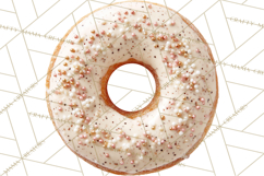 Winter Donuts PNG, Neutral Pastry Clipart, Bakery Elements Product Image 5