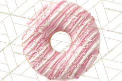 Winter Donuts PNG, Neutral Pastry Clipart, Bakery Elements Product Image 3