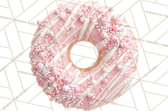 Winter Donuts PNG, Neutral Pastry Clipart, Bakery Elements Product Image 4