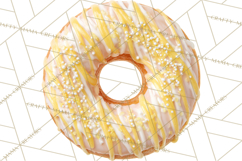 Winter Donuts PNG, Neutral Pastry Clipart, Bakery Elements Product Image 4