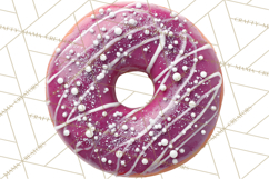 Winter Donuts PNG, Neutral Pastry Clipart, Bakery Elements Product Image 2