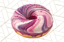 Winter Donuts PNG, Neutral Pastry Clipart, Bakery Elements Product Image 2