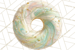 Winter Donuts PNG, Neutral Pastry Clipart, Bakery Elements Product Image 3