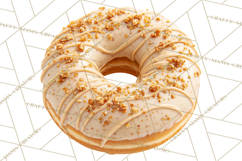 Winter Donuts PNG, Neutral Pastry Clipart, Bakery Elements Product Image 4