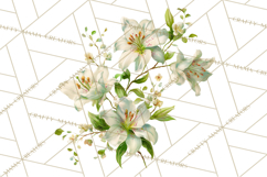 Victorian Floral PNG, Painted Roses, Peonies, Botanical Png Product Image 2