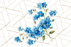 Victorian Floral PNG, Painted Roses, Peonies, Botanical Png Product Image 3