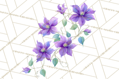 Victorian Floral PNG, Painted Roses, Peonies, Botanical Png Product Image 5