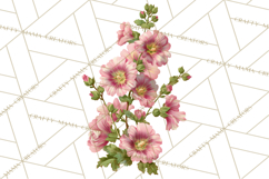 Victorian Floral PNG, Painted Roses, Peonies, Botanical Png Product Image 4